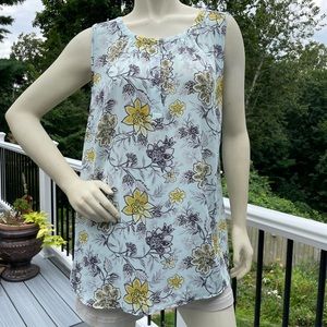 Loft plus mixed media top size 16/18